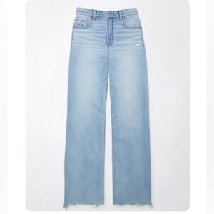 American Eagle Outfitters Light Blue Wide Leg Strech Jeans